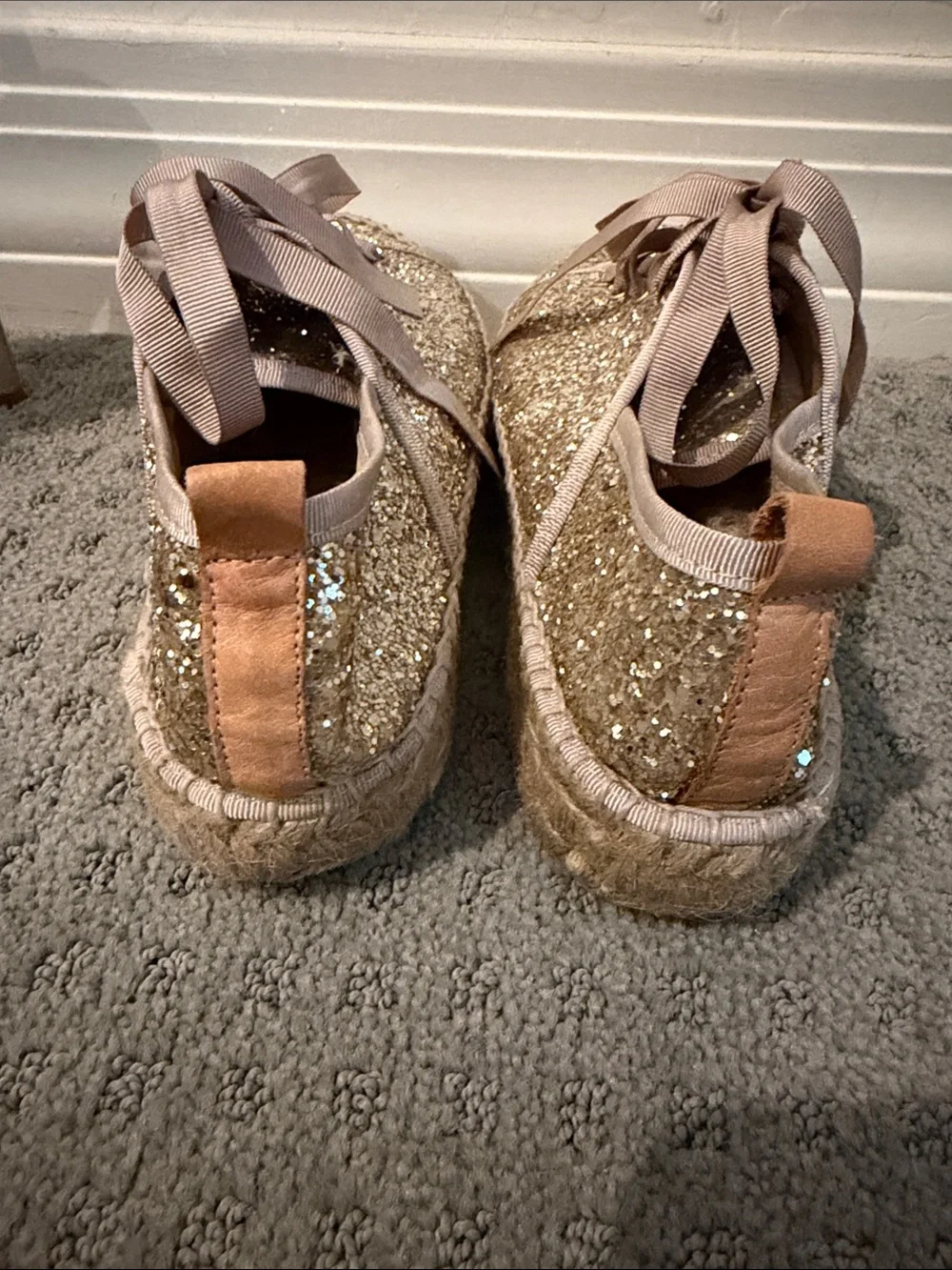 Charles David glitter covered